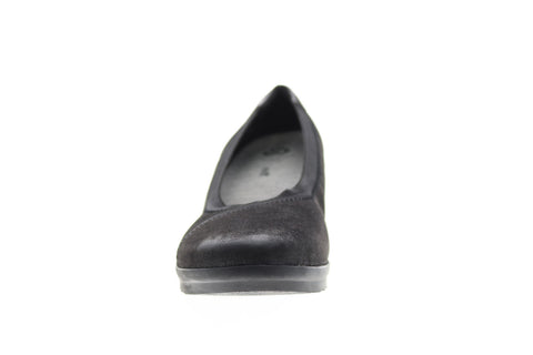 Clarks Caddell Dash 26130513 Womens Black Synthetic Loafer Flats Shoes