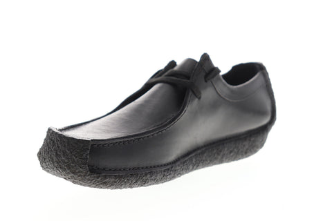 Clarks Natalie 26133272 Mens Black Leather Oxfords & Lace Ups Casual Shoes