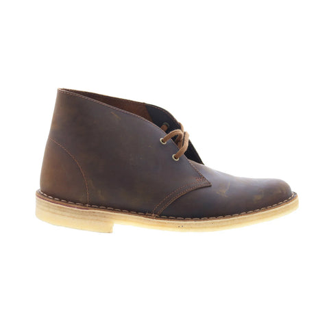 Clarks Desert Boot 26138218 Womens Brown Leather Lace Up Chukkas Boots