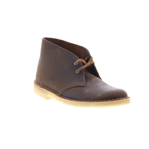 Clarks Desert Boot 26138218 Womens Brown Leather Lace Up Chukkas Boots