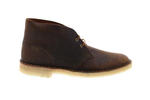 Clarks Desert Boot 26138221 Mens Brown Leather Lace Up Chukkas Boots