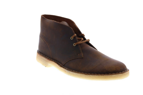 Clarks Desert Boot 26138221 Mens Brown Leather Lace Up Chukkas Boots