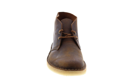 Clarks Desert Boot 26138221 Mens Brown Leather Lace Up Chukkas Boots