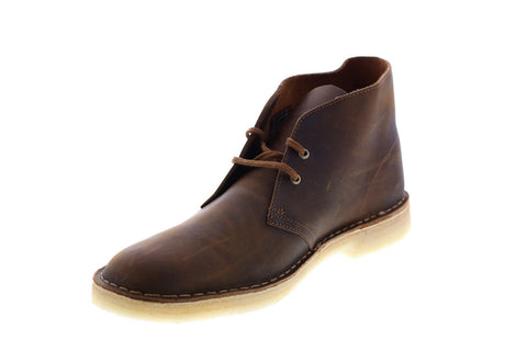 Clarks Desert Boot 26138221 Mens Brown Leather Lace Up Chukkas Boots