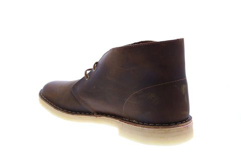 Clarks Desert Boot 26138221 Mens Brown Leather Lace Up Chukkas Boots