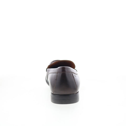 Clarks Claude Plain 26150736 Mens Brown Loafers & Slip Ons Casual Shoes