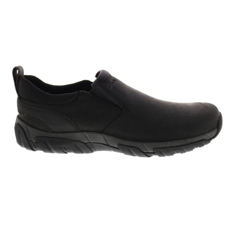 Clarks Grove Step 26153323 Mens Black Wide Leather Lifestyle Sneakers Shoes
