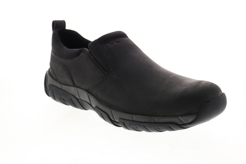 Clarks Grove Step 26153323 Mens Black Wide Leather Lifestyle Sneakers Shoes 