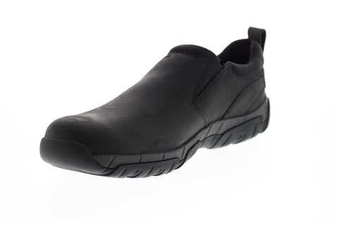 Clarks Grove Step 26153323 Mens Black Wide Leather Lifestyle Sneakers Shoes 