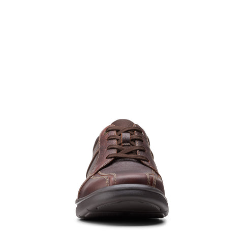 Clarks Bradley Walk Mens Brown Wide Oxfords & Lace Ups Casual Shoes
