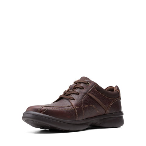 Clarks Bradley Walk Mens Brown Wide Oxfords & Lace Ups Casual Shoes