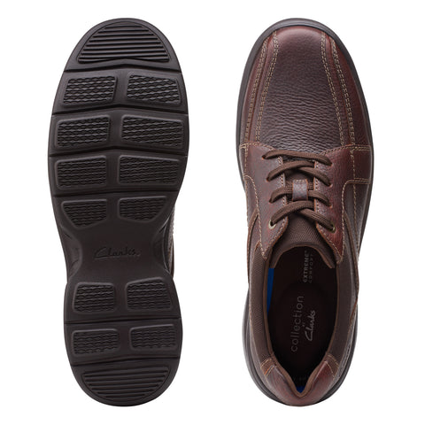 Clarks Bradley Walk Mens Brown Wide Oxfords & Lace Ups Casual Shoes