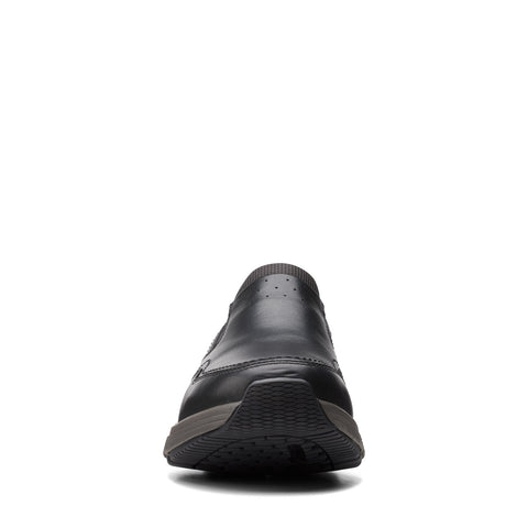 Clarks Wave 2.0 Edge 26155106 Mens Black Loafers & Slip Ons Casual Shoes