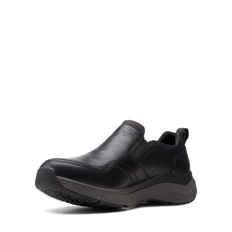 Clarks Wave 2.0 Edge 26155106 Mens Black Loafers & Slip Ons Casual Shoes