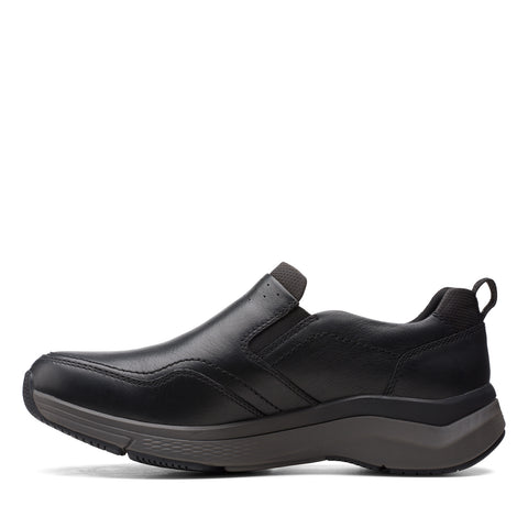 Clarks Wave 2.0 Edge 26155106 Mens Black Loafers & Slip Ons Casual Shoes
