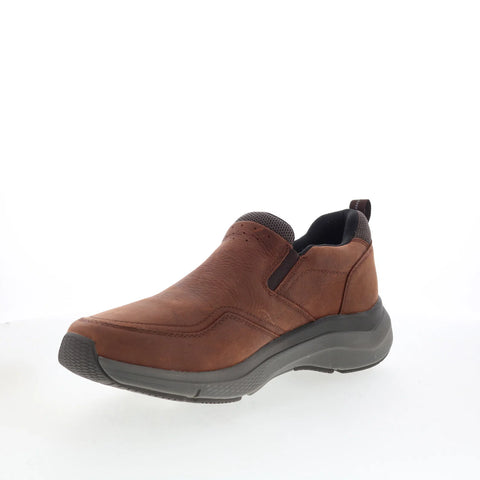 Clarks Wave 2.0 Edge 26155109 Mens Brown Loafers & Slip Ons Casual Shoes