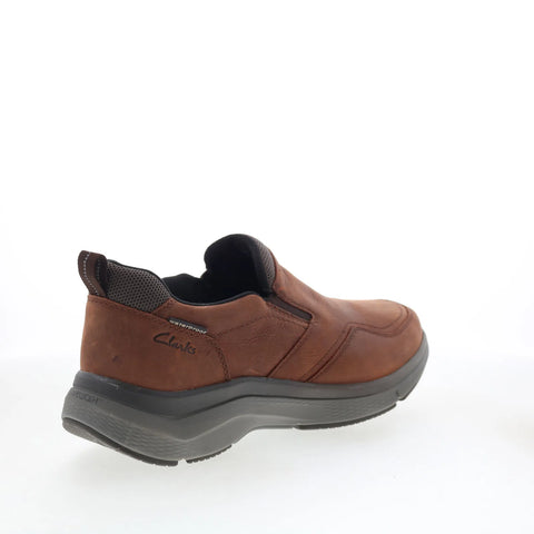 Clarks Wave 2.0 Edge 26155109 Mens Brown Loafers & Slip Ons Casual Shoes
