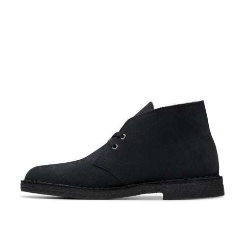 Clarks Desert Boot 26155571 Mens Blue Leather Lace Up Chukkas Boots