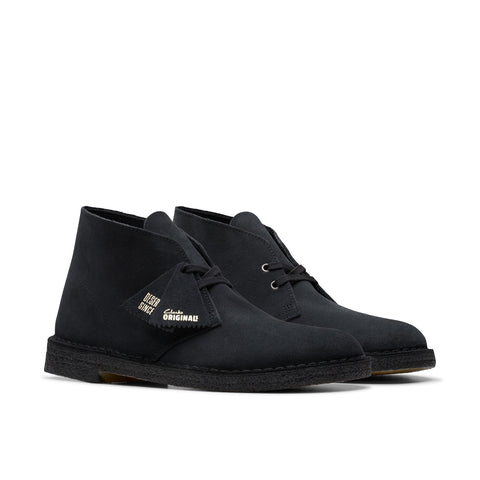 Clarks Desert Boot 26155571 Mens Blue Leather Lace Up Chukkas Boots
