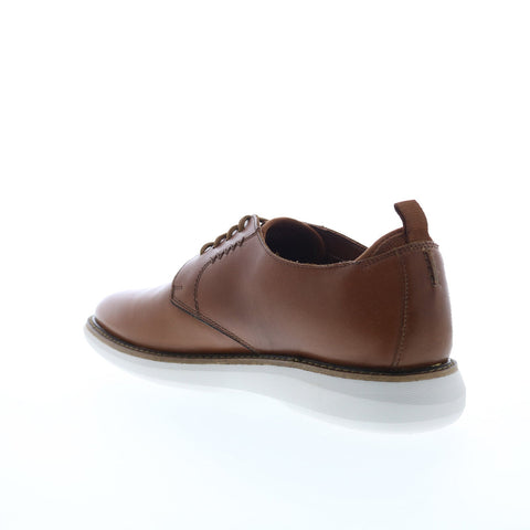 Clarks Brantin Low 26155732 Mens Brown Leather Oxfords & Lace Ups Casual Shoes