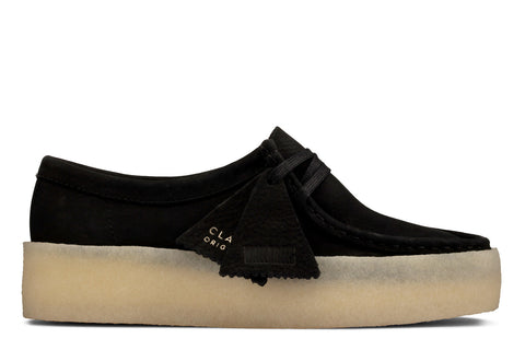 Clarks Wallabee Cup 26158156 Womens Black Oxfords & Lace Ups Casual Shoes