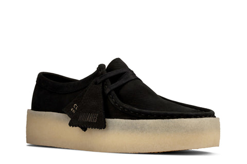 Clarks Wallabee Cup 26158156 Womens Black Oxfords & Lace Ups Casual Shoes