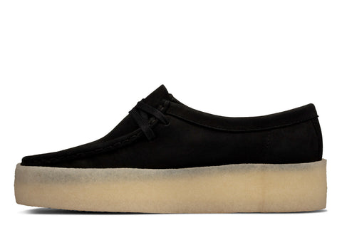 Clarks Wallabee Cup 26158156 Womens Black Oxfords & Lace Ups Casual Shoes