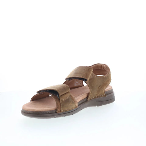 Clarks Nature Trek 26159193 Mens Brown Leather Strap Sport Sandals Shoes