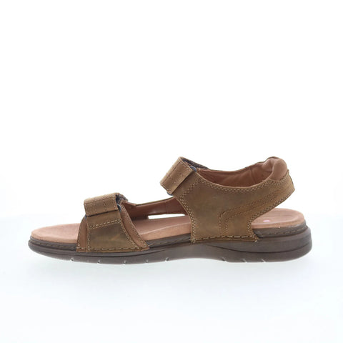 Clarks Nature Trek 26159193 Mens Brown Leather Strap Sport Sandals Shoes