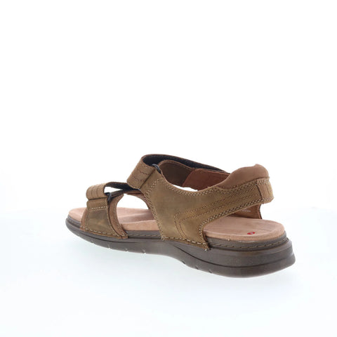 Clarks Nature Trek 26159193 Mens Brown Leather Strap Sport Sandals Shoes