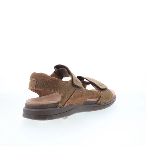Clarks Nature Trek 26159193 Mens Brown Leather Strap Sport Sandals Shoes