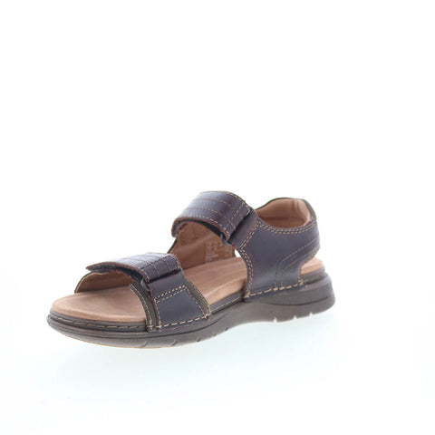 Clarks Nature Trek 26159194 Mens Brown Leather Strap Sport Sandals Shoes