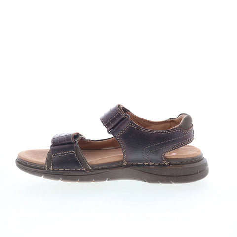 Clarks Nature Trek 26159194 Mens Brown Leather Strap Sport Sandals Shoes