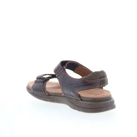 Clarks Nature Trek 26159194 Mens Brown Leather Strap Sport Sandals Shoes