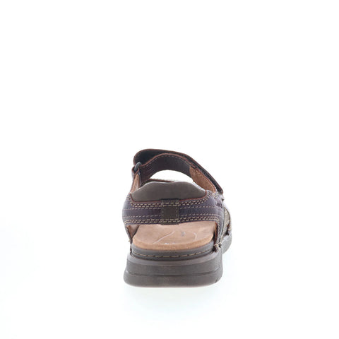 Clarks Nature Trek 26159194 Mens Brown Leather Strap Sport Sandals Shoes