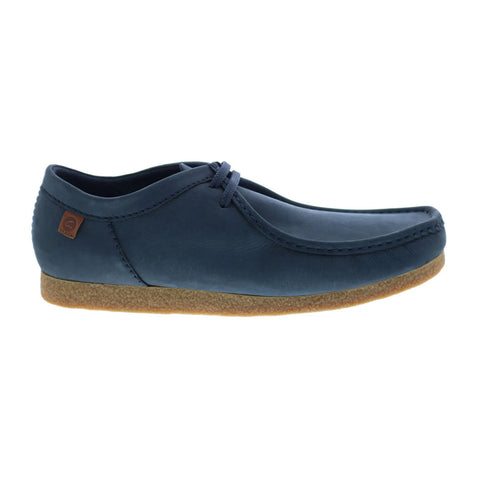 Clarks Shacre 26159433 Mens Blue Nubuck Oxfords & Lace Ups Plain Toe Shoes