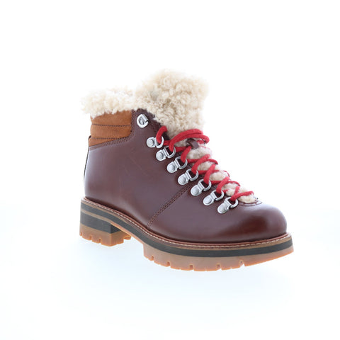 Clarks Orianna Alpine 26161651 Womens Brown Leather Ankle & Booties Boots