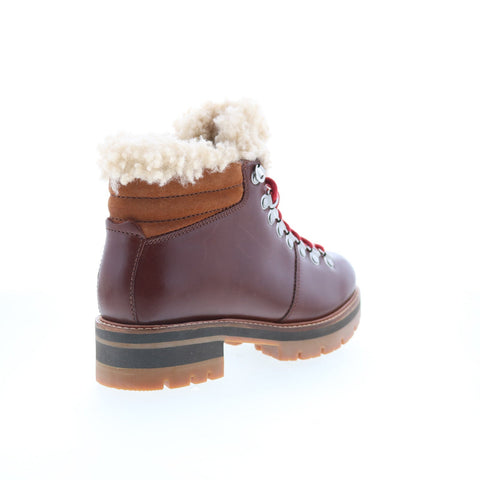 Clarks Orianna Alpine 26161651 Womens Brown Leather Ankle & Booties Boots