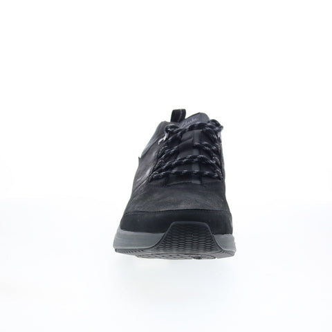 Clarks Wave 2.0 Tie 26161949 Mens Black Leather Lifestyle Sneakers Shoes