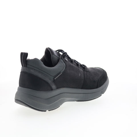 Clarks Wave 2.0 Tie 26161949 Mens Black Leather Lifestyle Sneakers Shoes
