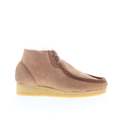 Clarks Wallabee Boot 26162498 Womens Brown Suede Lace Up Chukkas Boots