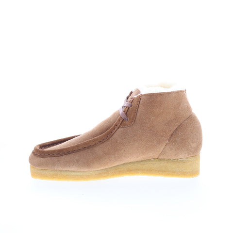 Clarks Wallabee Boot 26162498 Womens Brown Suede Lace Up Chukkas Boots