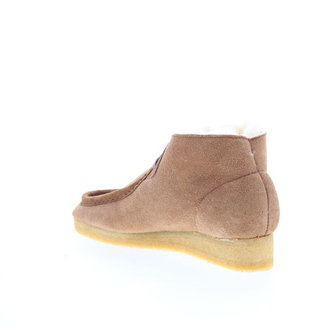 Clarks Wallabee Boot 26162498 Womens Brown Suede Lace Up Chukkas Boots