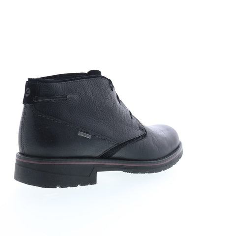 Clarks Morris Peak 26162944 Mens Black Leather Lace Up Chukkas Boots