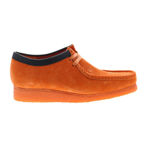 Forurenet mulighed Uafhængig Clarks Wallabee 26163072 Mens Orange Suede Oxfords & Lace Ups Casual S -  Ruze Shoes