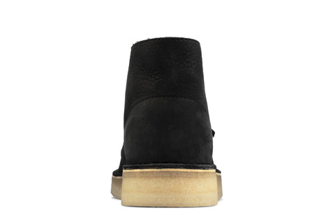 Clarks Desert Coal 26163249 Womens Black Nubuck Lace Up Chukkas Boots