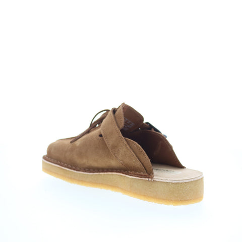 Clarks Trek Mule 26164440 Womens Brown Suede Slip On Slides Sandals Shoes