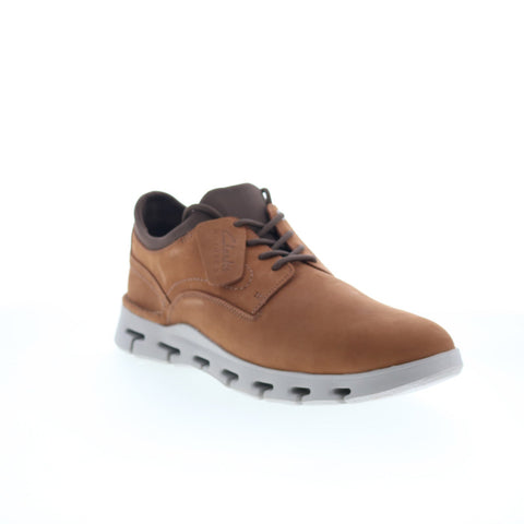 Clarks Nature X Two 26164773 Mens Brown Nubuck Lifestyle Sneakers Shoes 