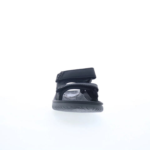 Clarks Wesley Bay 26165205 Mens Black Synthetic Strap Sport Sandals Shoes