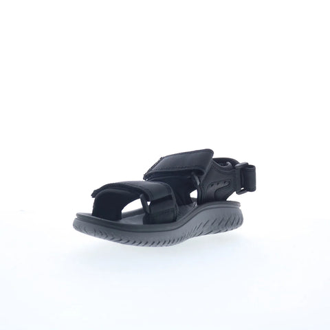 Clarks Wesley Bay 26165205 Mens Black Synthetic Strap Sport Sandals Shoes